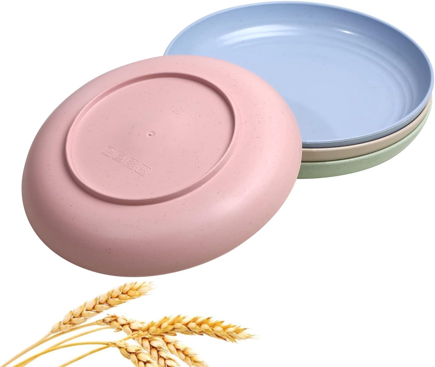 CAMBUY Lightweight Unbreakable Dinner Plates Set for Home Events