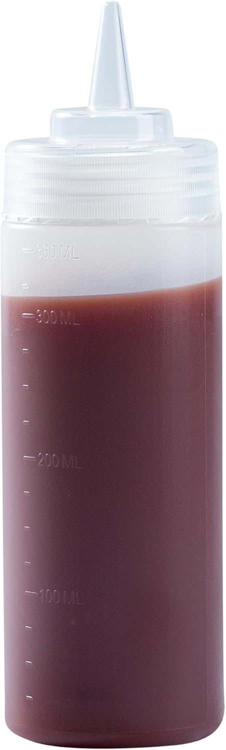 12 oz Condiment Squeeze Bottle With Lid