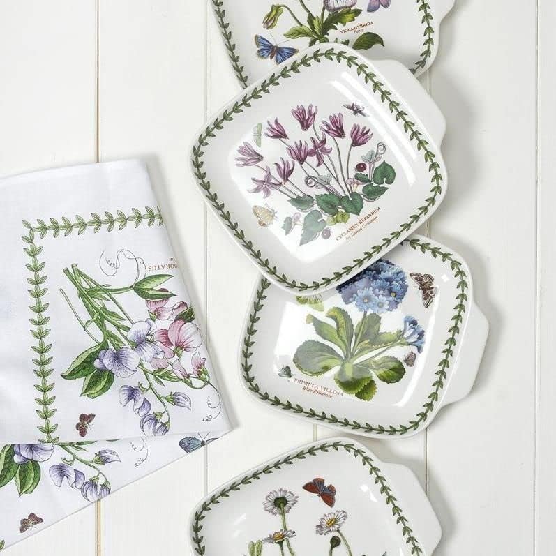 Portmeirion Botanic Garden Elegant Canape Plates Set of 4