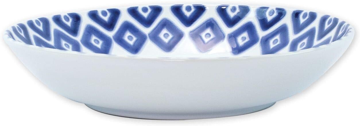 Vietri Viva Santorini Diamond Medium Serving Bowl