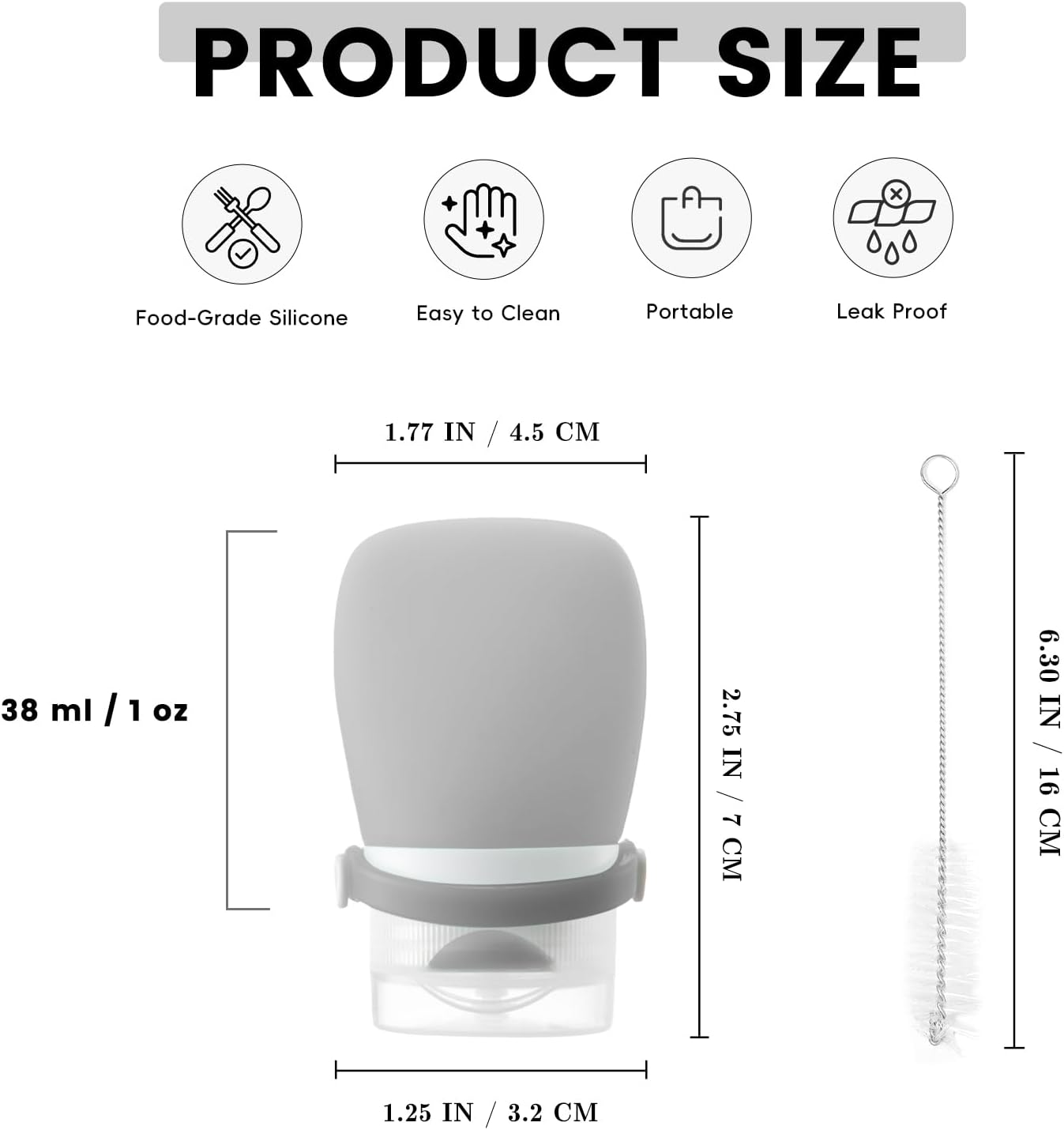 Machine Sealed Squeeze Salad Dressing Bottle Set