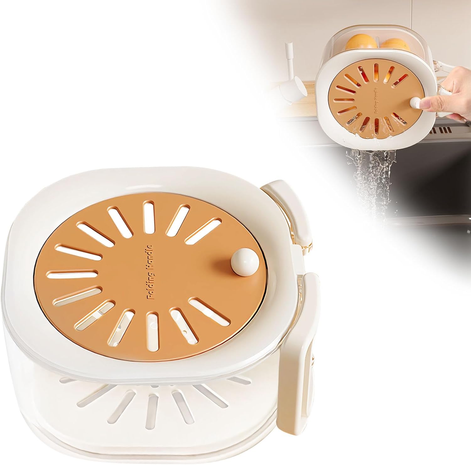 Collapsible Drainer Basket for Fruits Vegetables