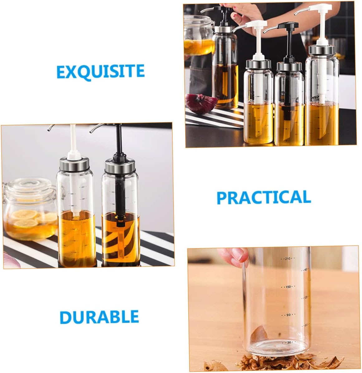 CIIEEO Honey Pot Dispenser 500ml Black