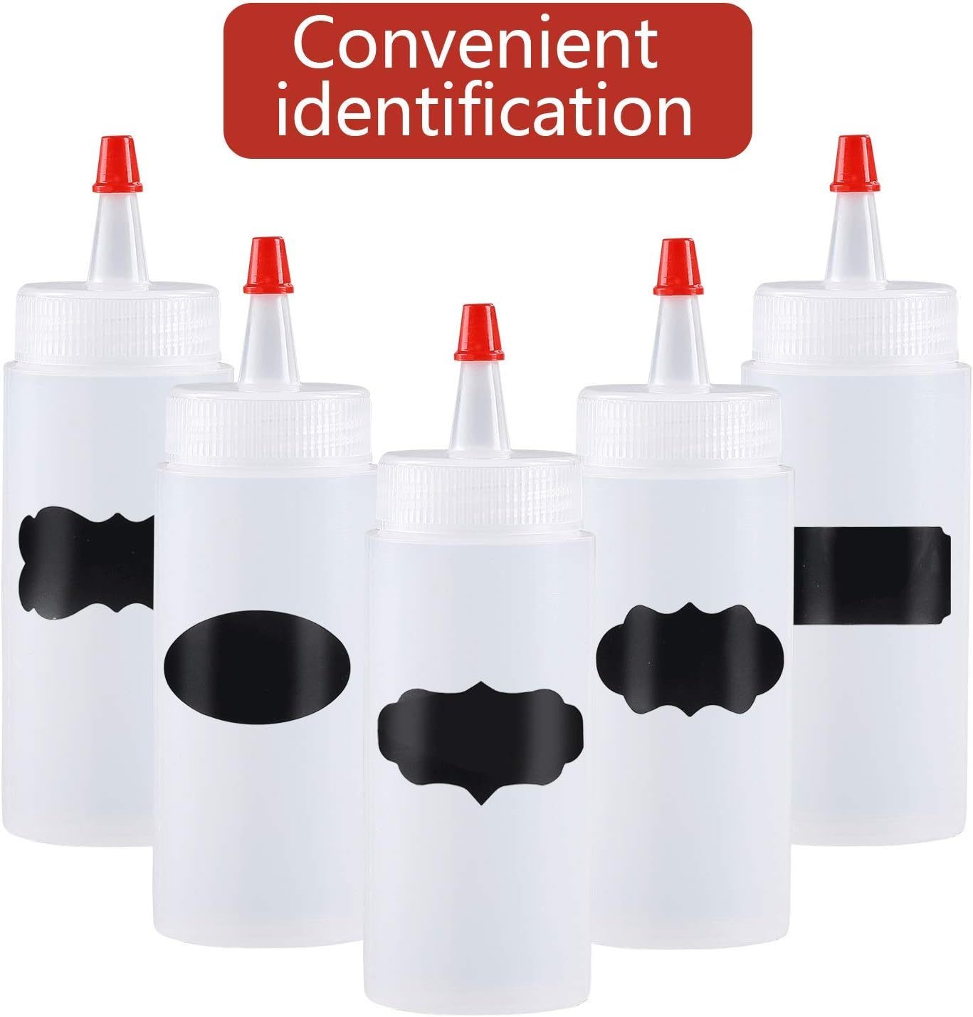 Convenient 4-Ounce Squeeze Bottles