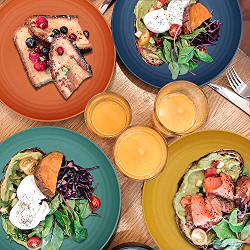 8-Piece Unbreakable Dinner Plates Set