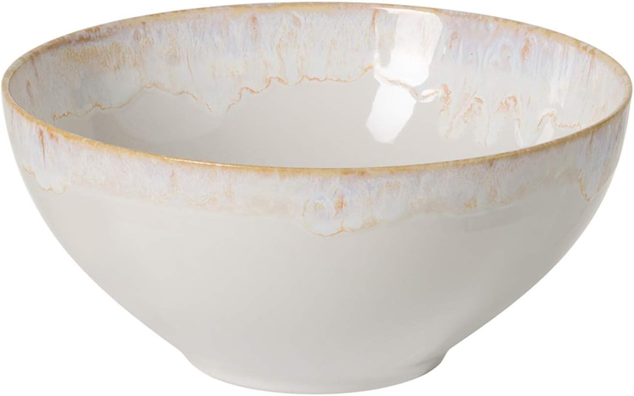 Casafina Microwave Dishwasher Safe White Stoneware Serving Bowl