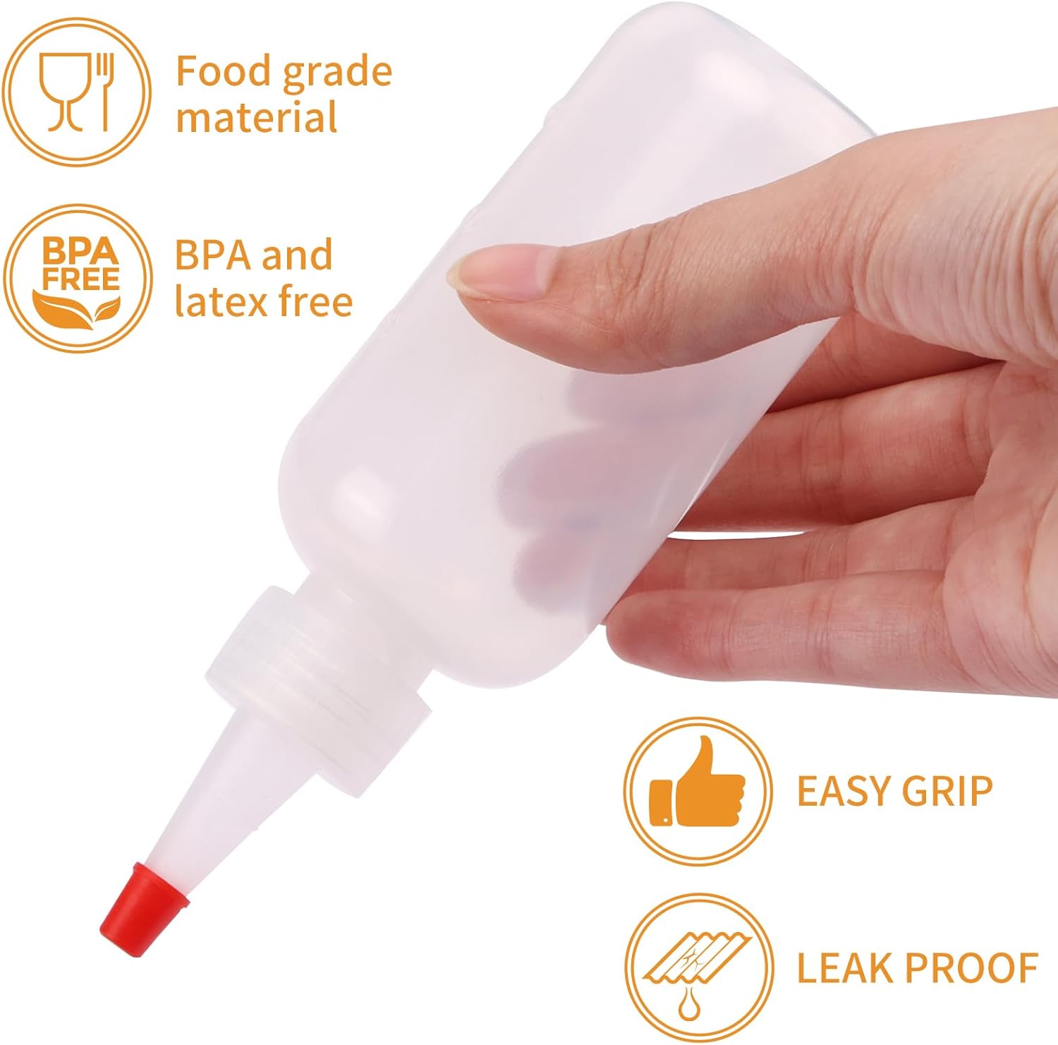 Perfect 16oz Squeeze Bottle Set for Easy Condiment Control