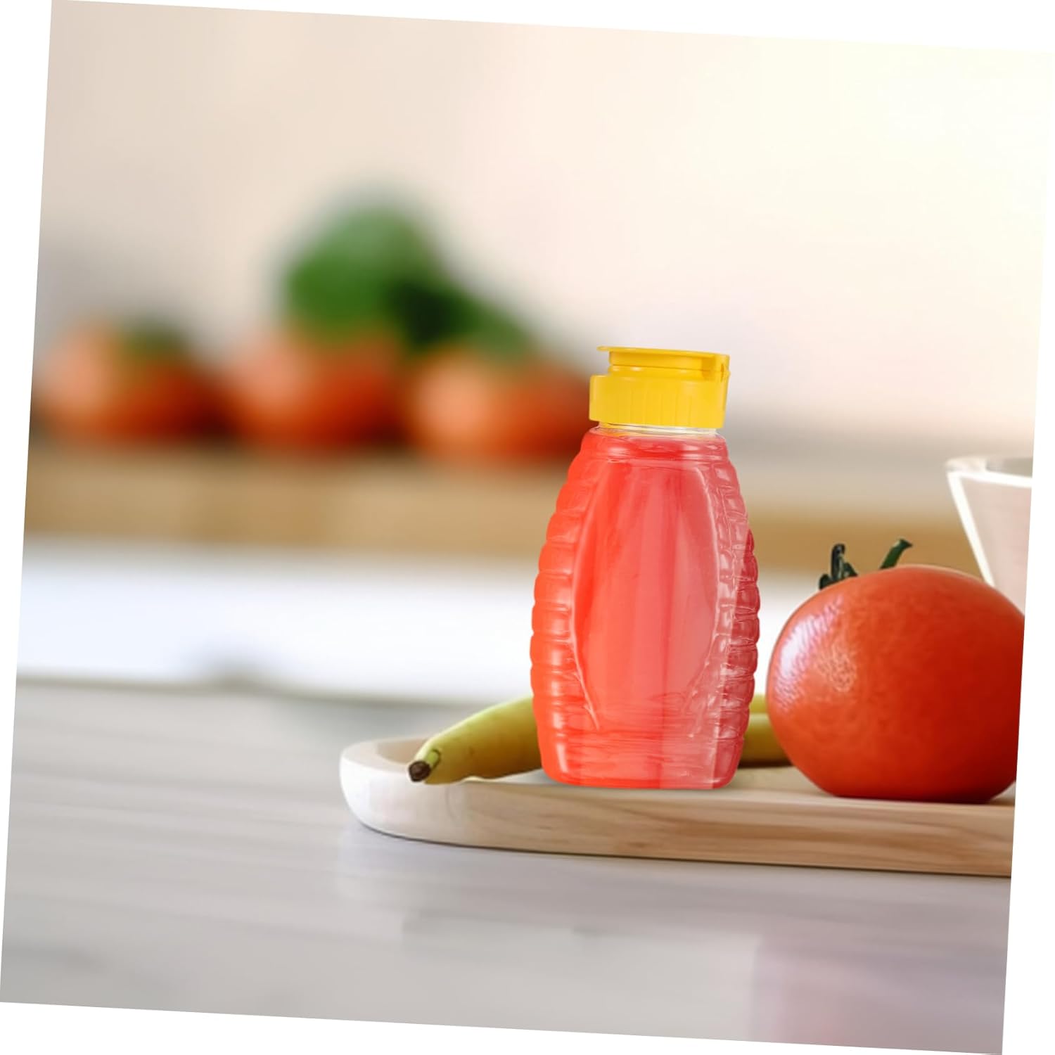Fondotin Reusable Honey Syrup Squeeze Bottle Dispenser