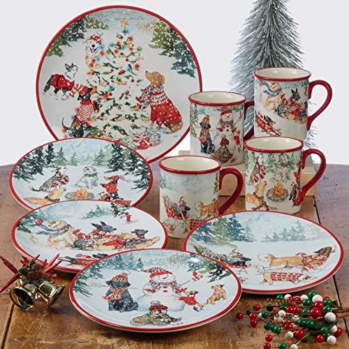 Certified International Special Delivery 6 Appetizer Plates Set of 4