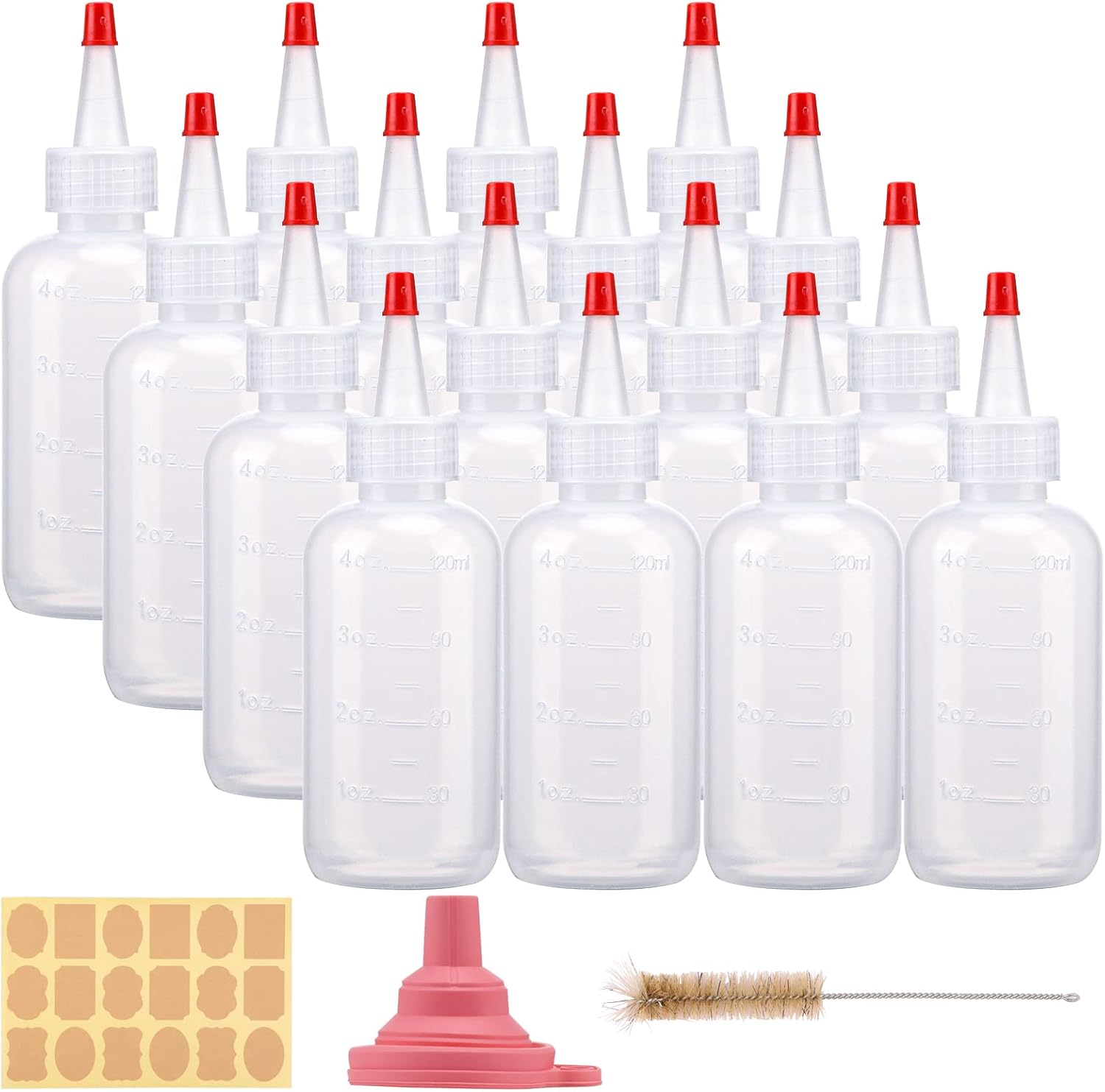Perfect 16oz Squeeze Bottle Set for Easy Condiment Control