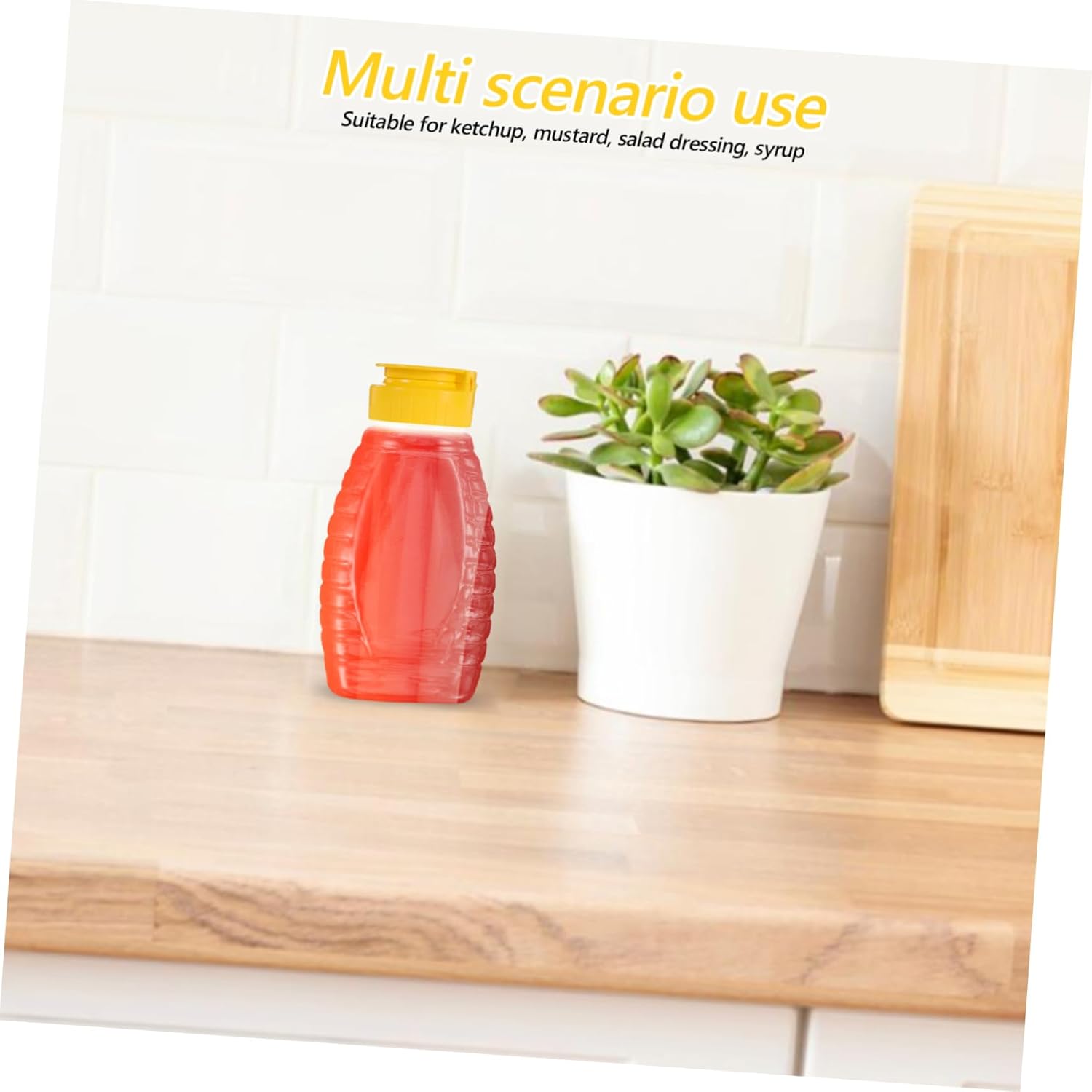 BESPORTBLE2-Piece Portable Honey Squeeze Dispenser Bottles