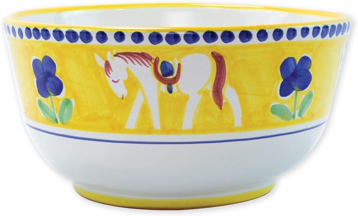 Vietri Campagna Cavallo Bowl