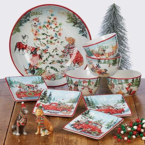 Certified International Special Delivery 6 Appetizer Plates Set of 4