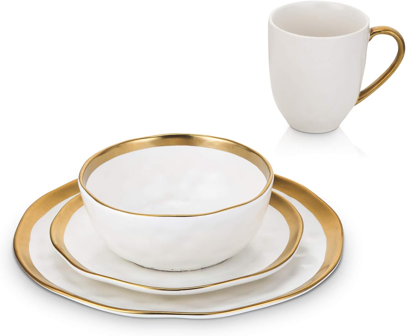 Elegant Stone Lain Modern Dinnerware Set