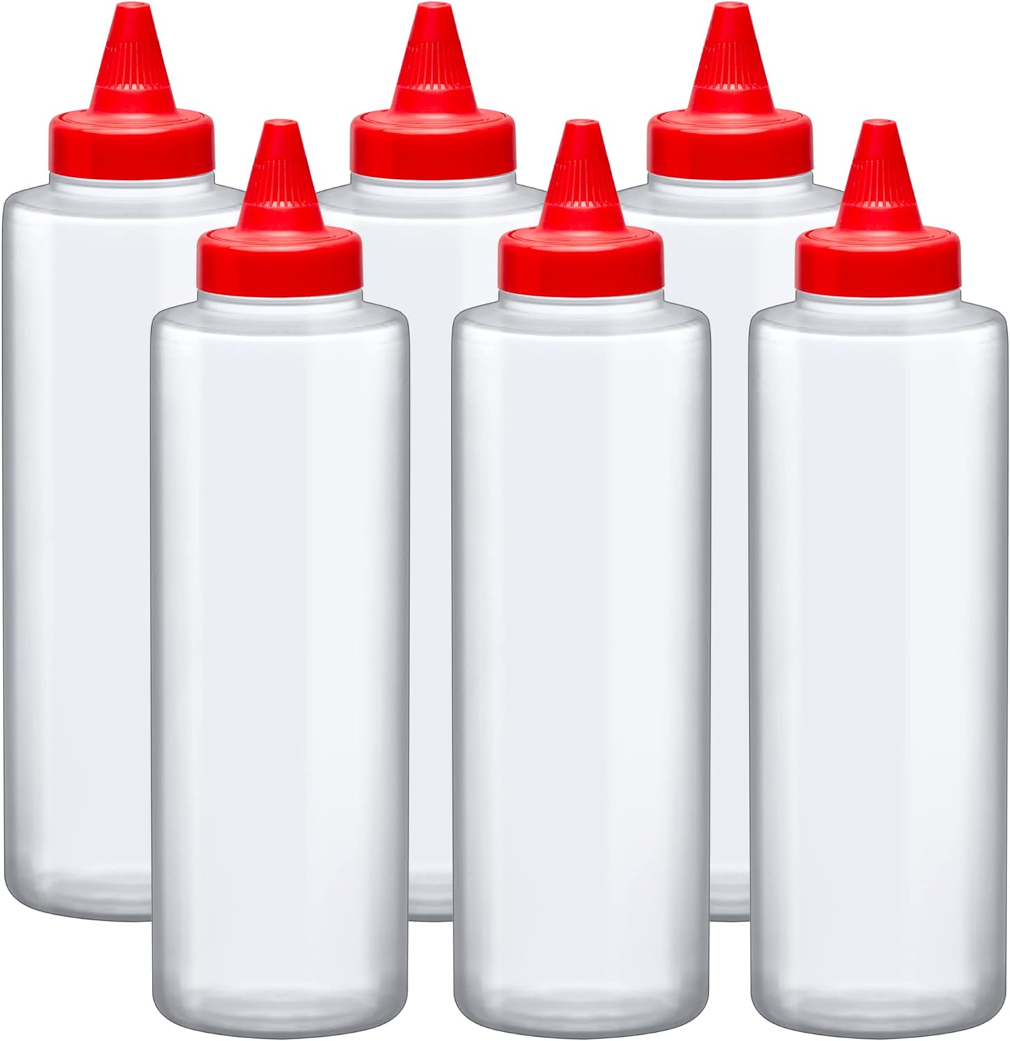 Amazing Abby 16-Ounce Plastic Squeeze Bottles Set of 6
