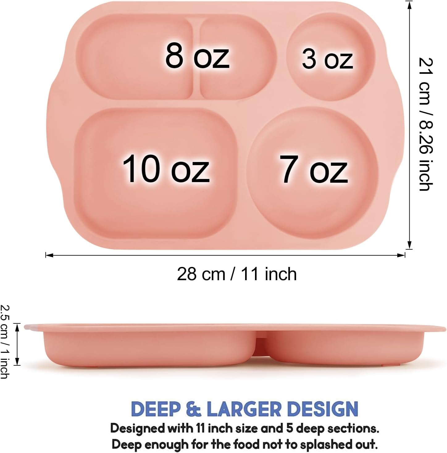 ShopWithGreen Divided Plates