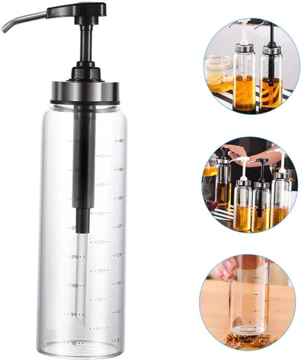 CIIEEO Honey Pot Dispenser 500ml Black
