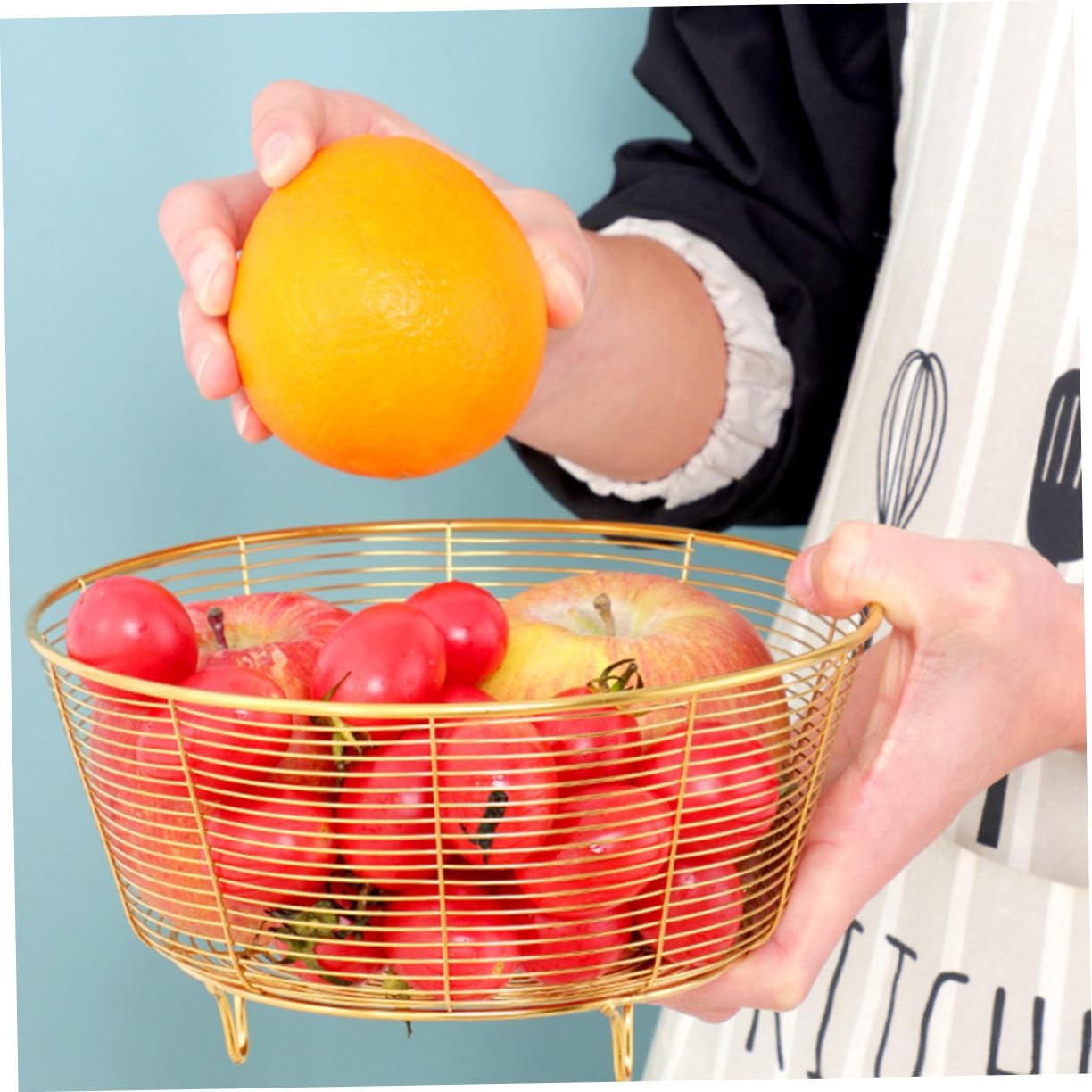 Perfect for Fruits Veggies Stainless Steel Drain Basket