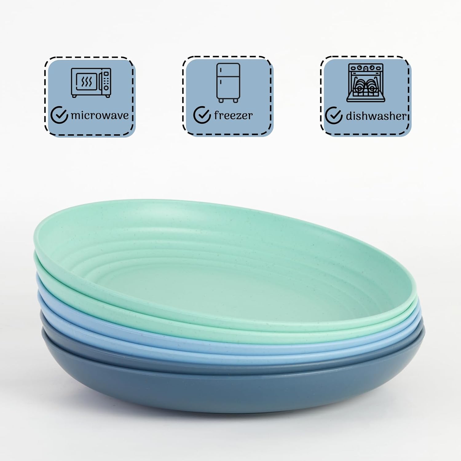 Best Child-Friendly Dinner Plate Set with Eco-Friendly Wheat Straw PP Design