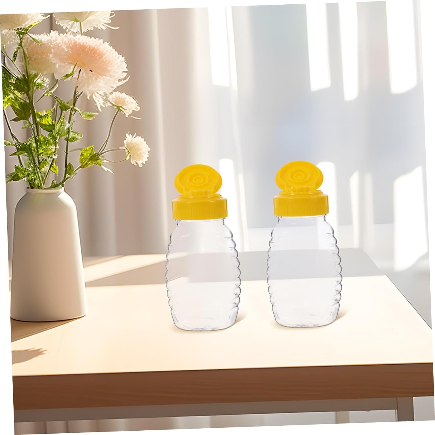 8-Pack Honey Dispenser Syrup Jars