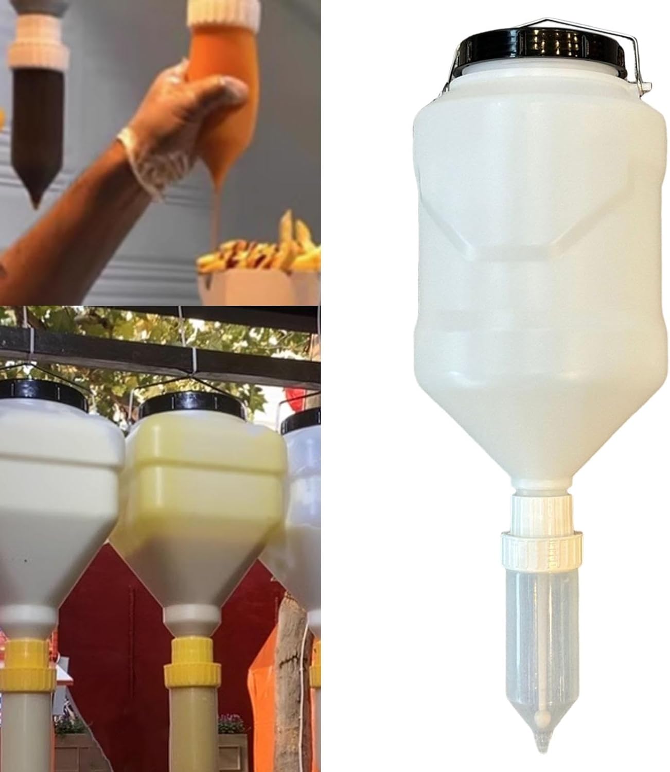 Gourmet Condiment Squeeze Dispenser