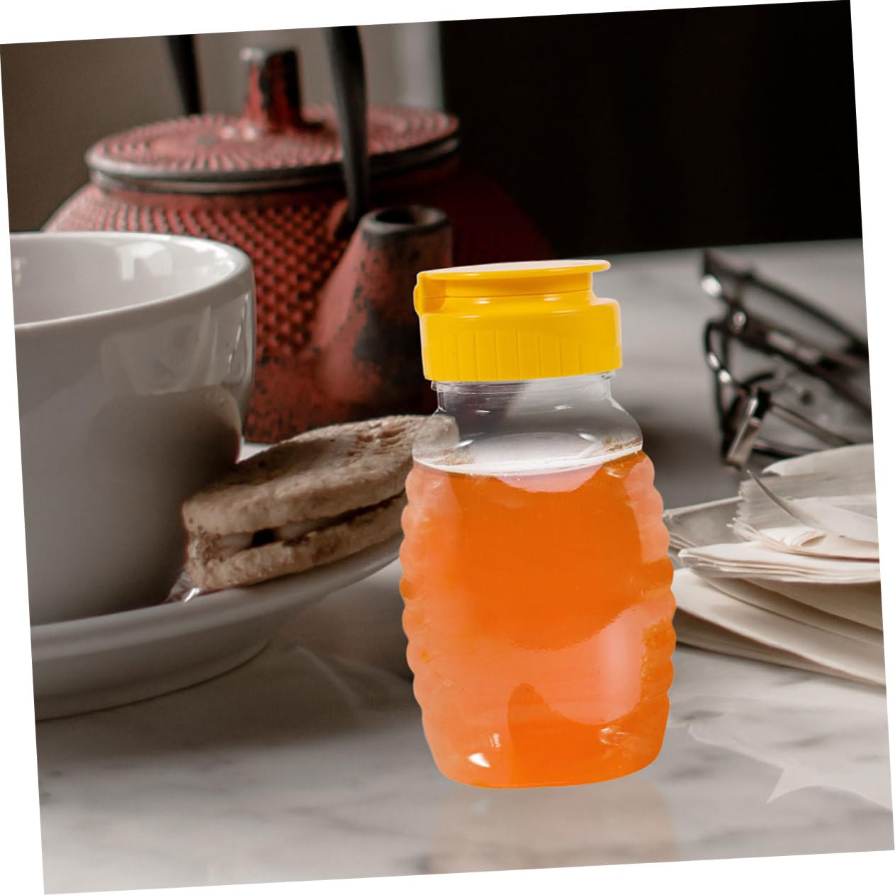 Toddmom 4pc Leak-Proof Honey Squeeze Bottles