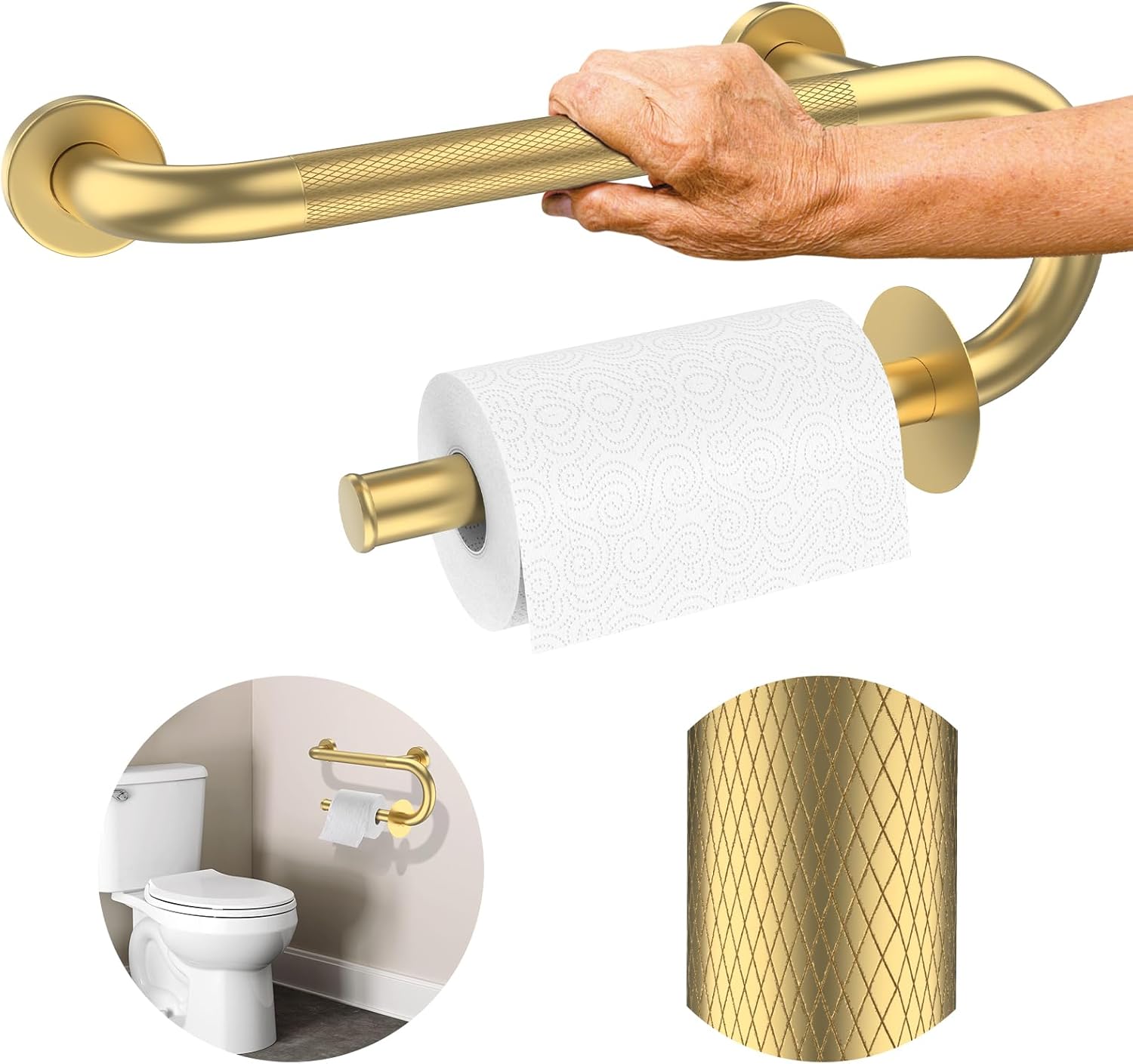 Elderly Safety Must-Have Toilet Grab Bar for Home Bathrooms