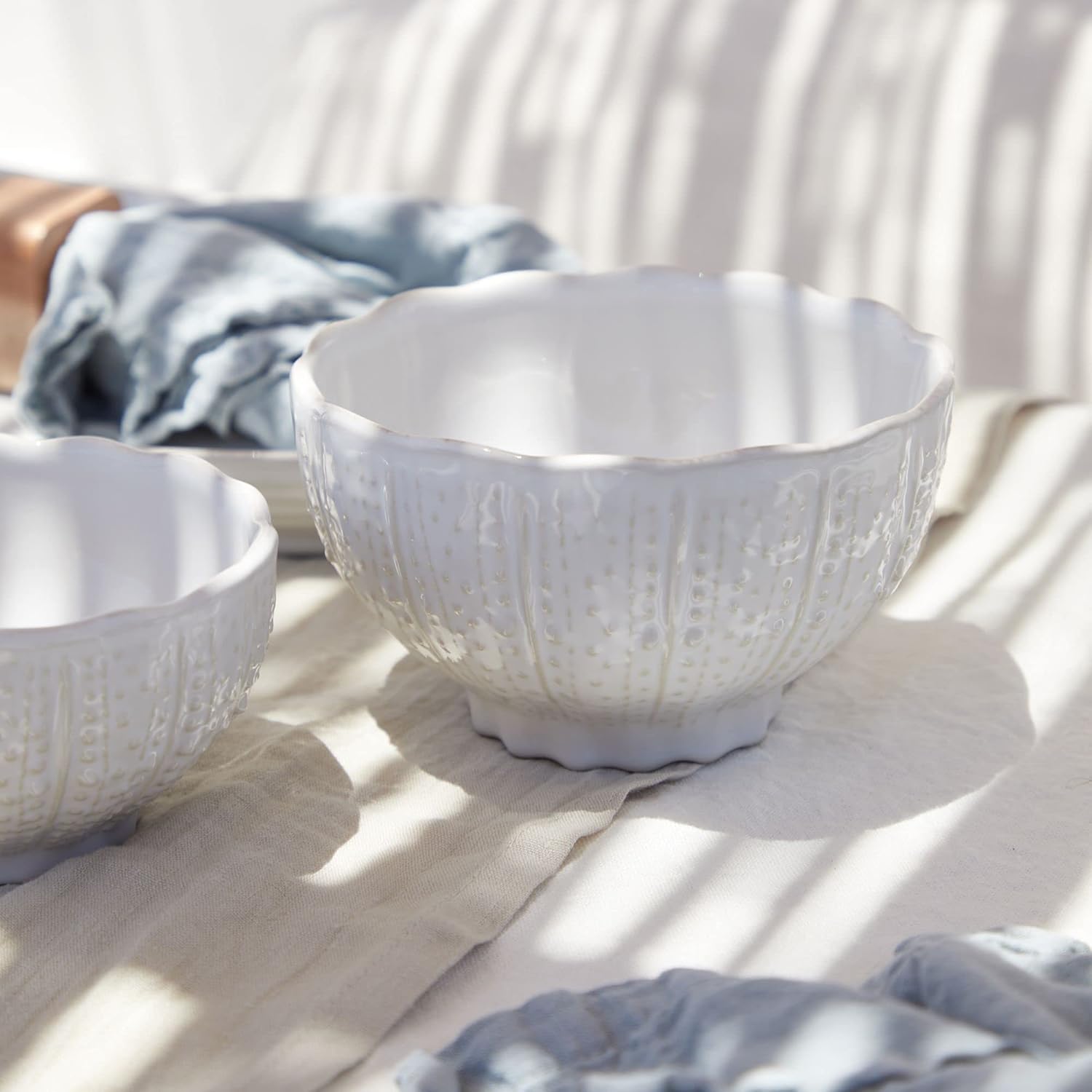 Costa Nova Ceramic Stoneware Fruit Bowl - Microwave Dishwasher Safe