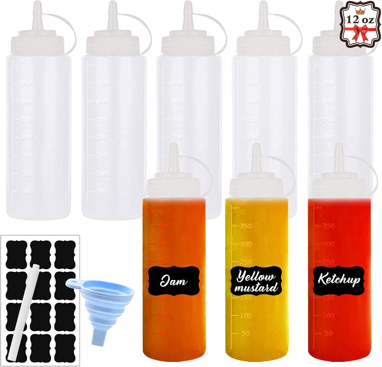 Squeeze Bottle Set for Kitchen Convenience