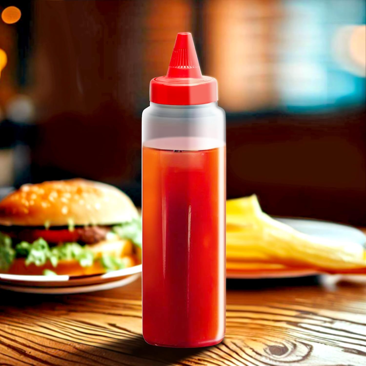 Amazing Abby 8-Ounce Plastic Squeeze Bottles Set of 6