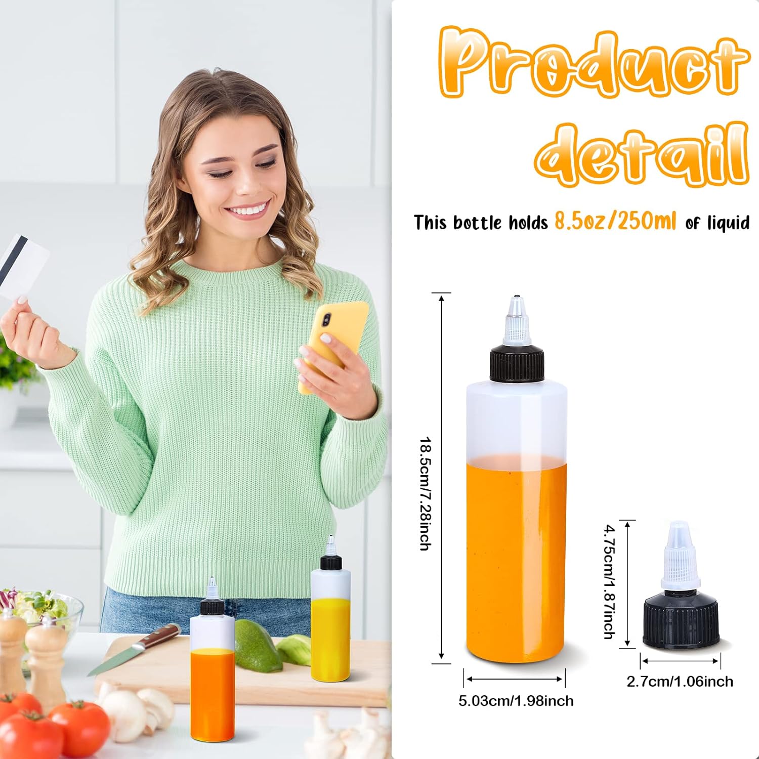 50-Pack Squeeze Bottles