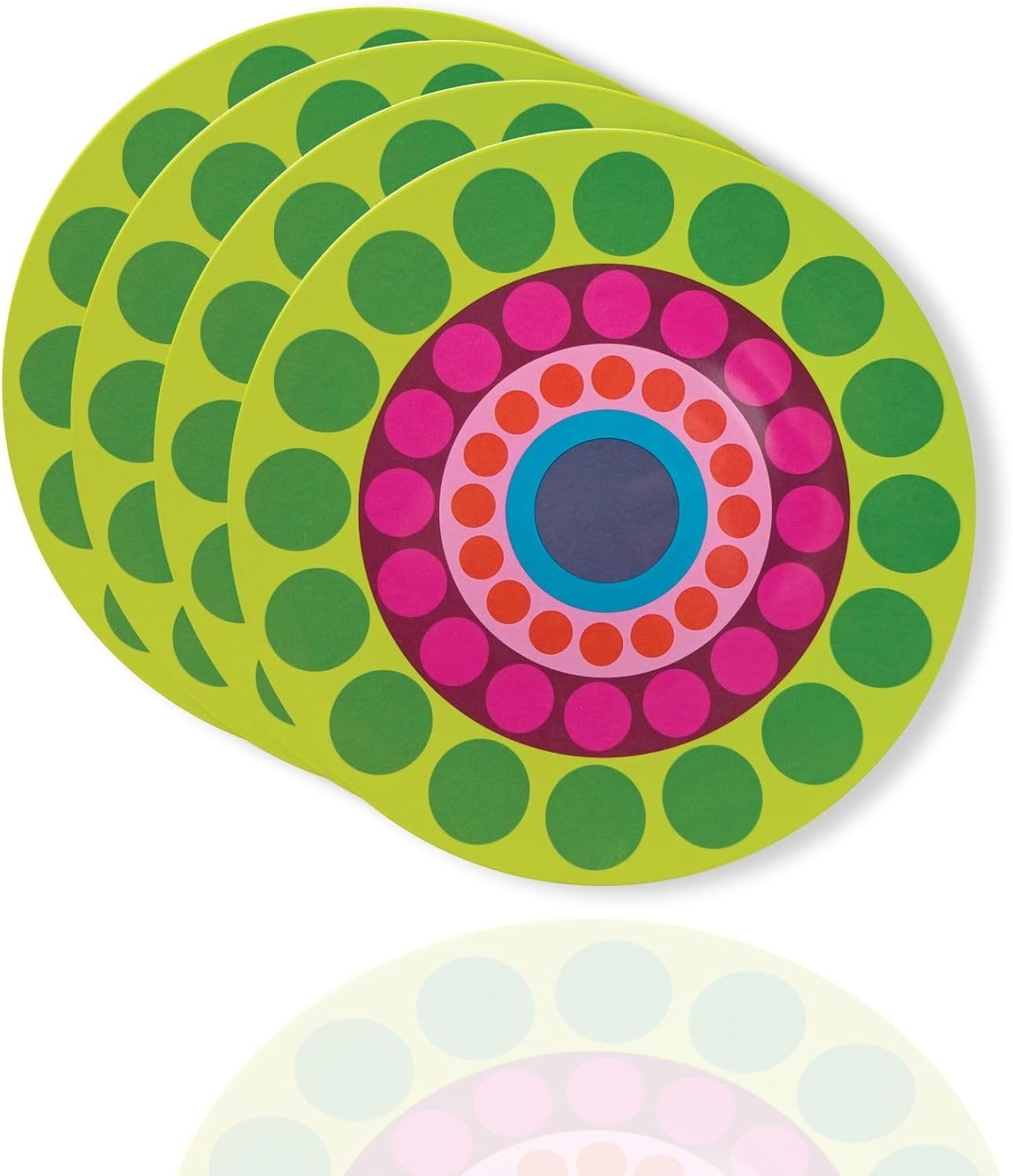French Bull Plates - 9 Melamine Salad Plates Set of 4