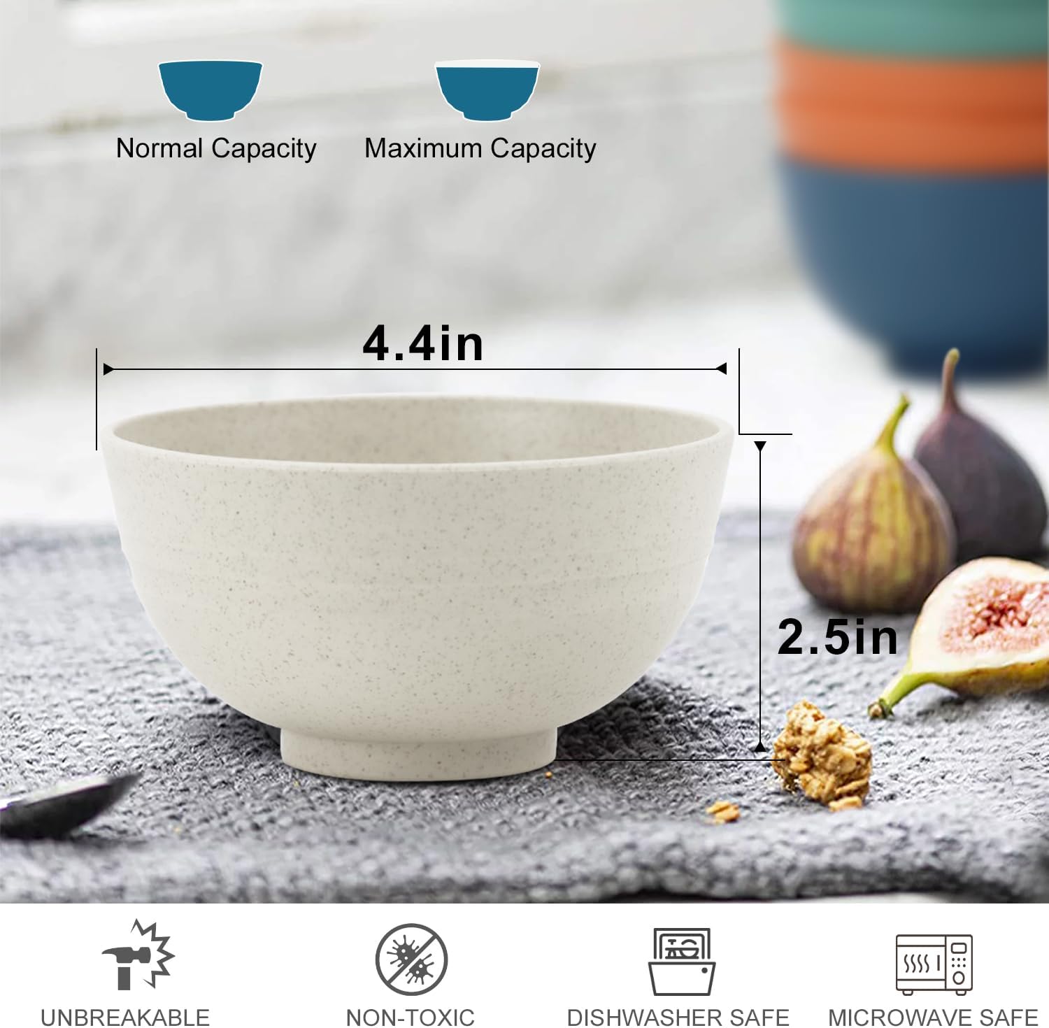 Durable and Cute Dessert Bowls for Kids
