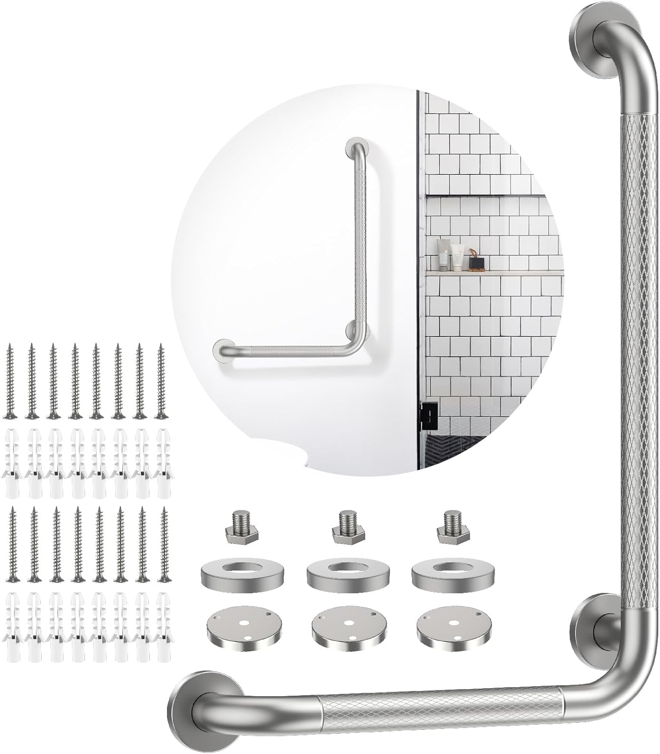 304 Stainless Steel Bathroom Grab Bar