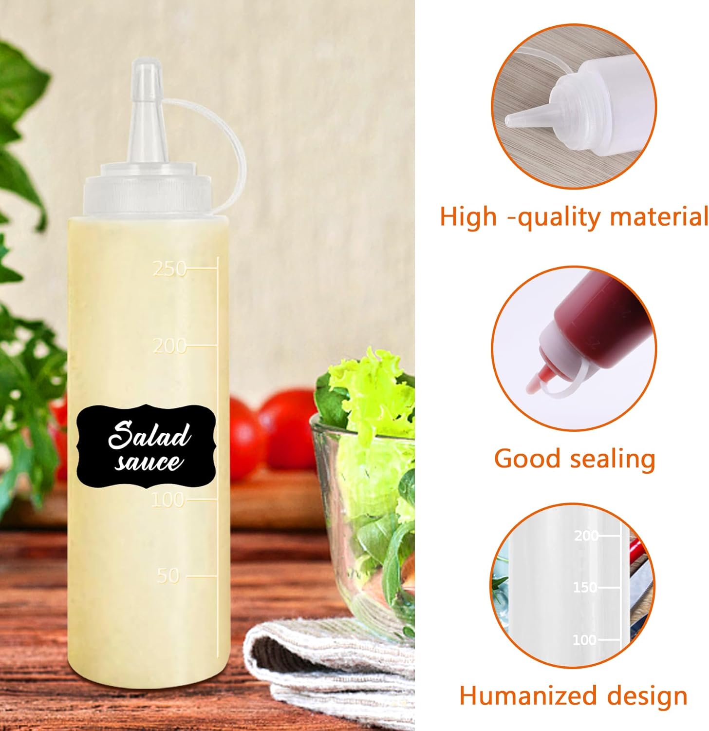 Hajoyful Squeeze Bottle Set