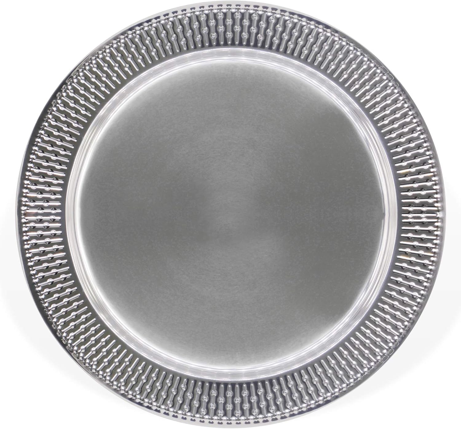 13-Inch Stainless Steel Chargers Set of 6