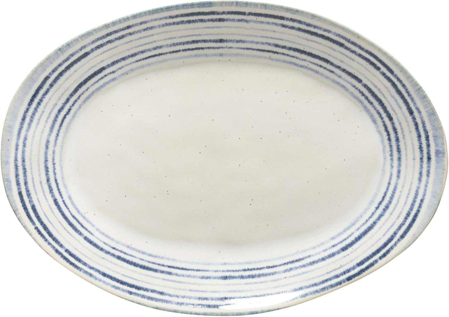 Elegant White Platter Microwave Oven-Safe Nantucket Collection