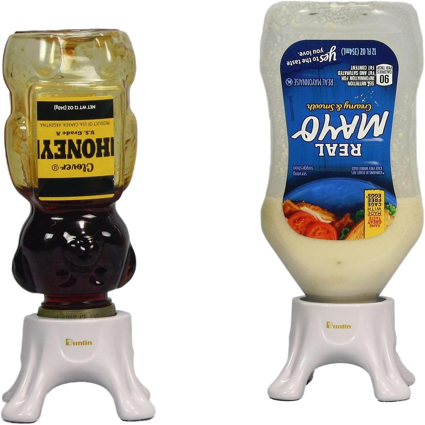 Dunlin Condiment Bottle Holder Deluxe Set - Ivory