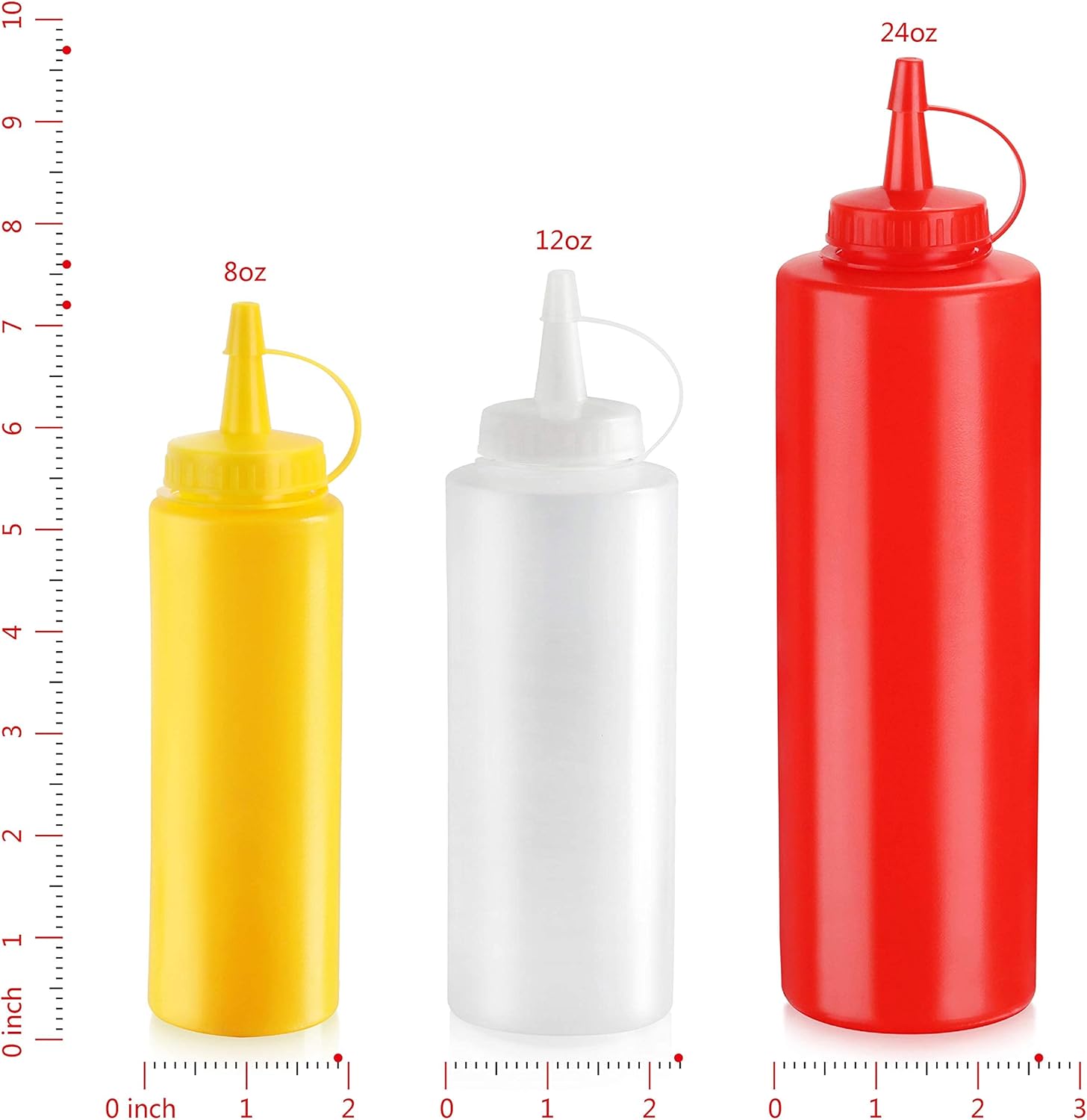 New Star Foodservice Set of 6 Squeeze Bottles