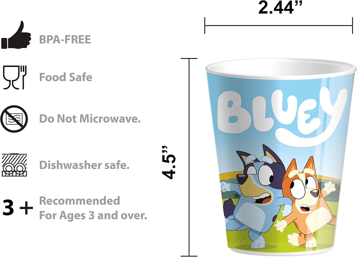 Zak Design Bluey Fun for the Whole Family