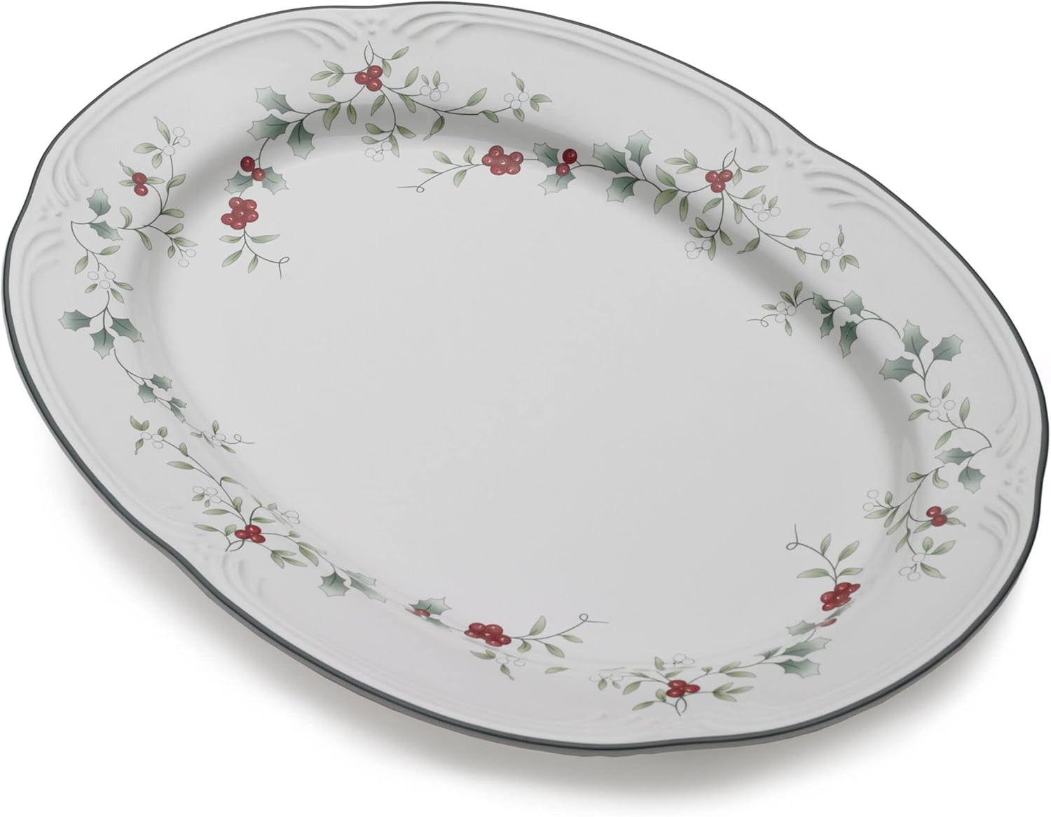 Pfaltzgraff Winterberry Stoneware Serving Platter 14-Inch