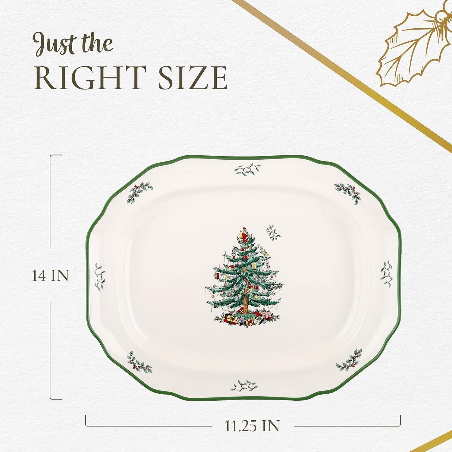 Spode Christmas Tree 14-Inch Platter