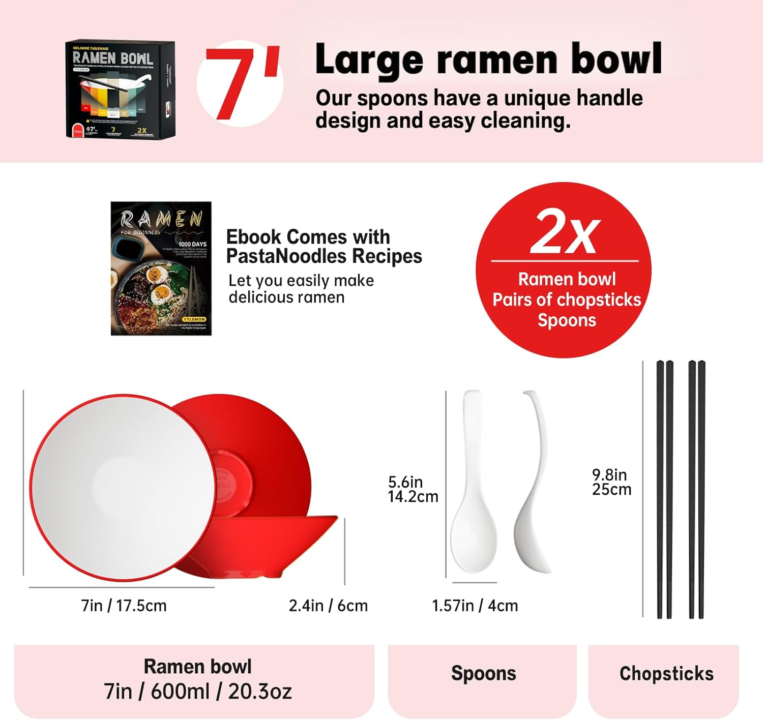 Compact github77167 Ramen Bowls Set by YTLEMON