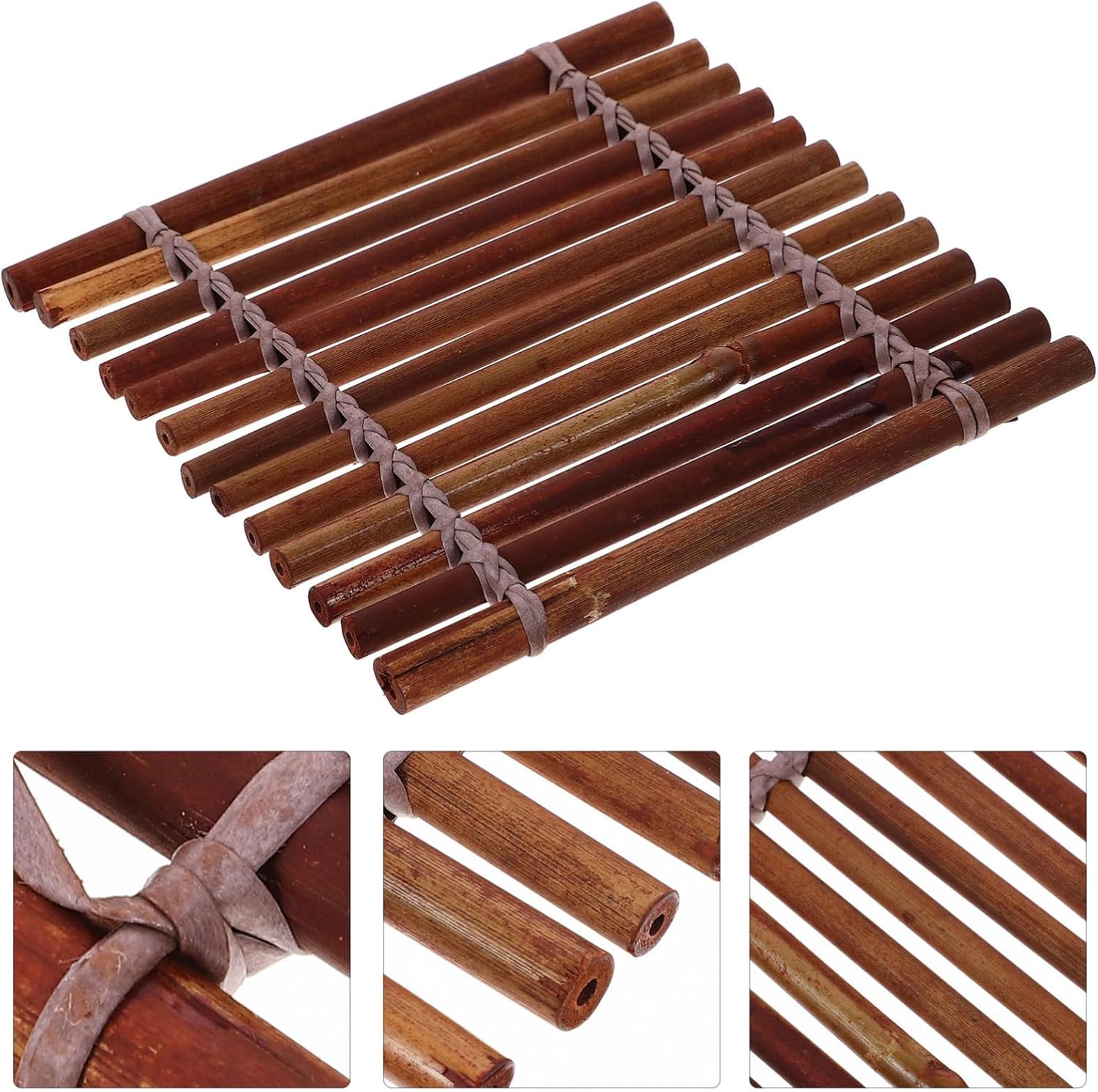 MOLUCKFU Bamboo Sushi Plate Decorations