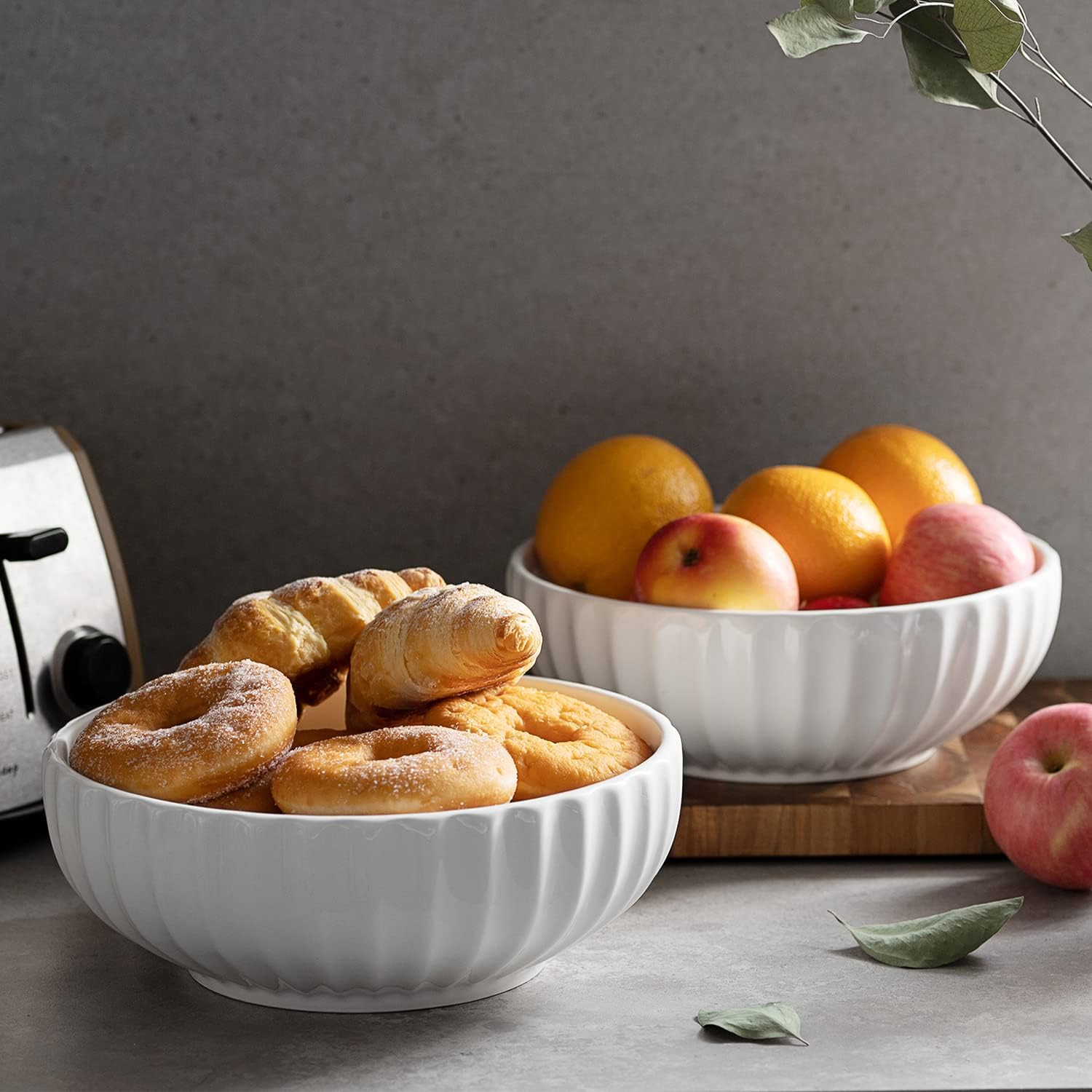 Elegant Design DOWAN 98 Serving Bowls White