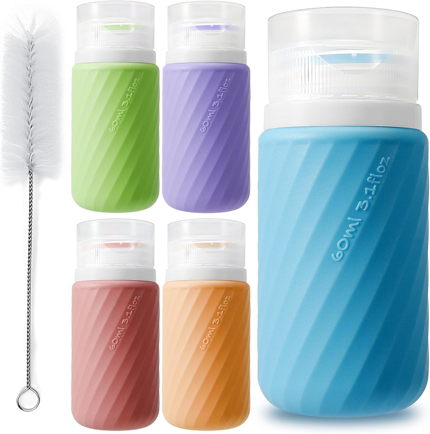 Five-Piece Leak-Proof Salad Dressing Containers for Go-To solutions