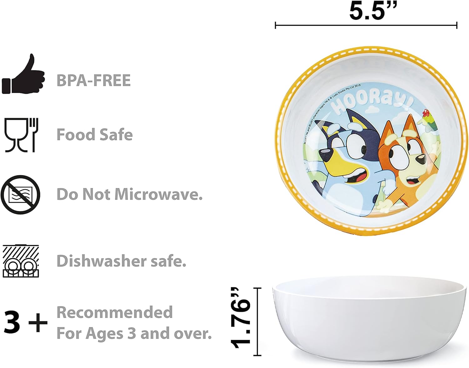 Zak Design Bluey Fun for the Whole Family