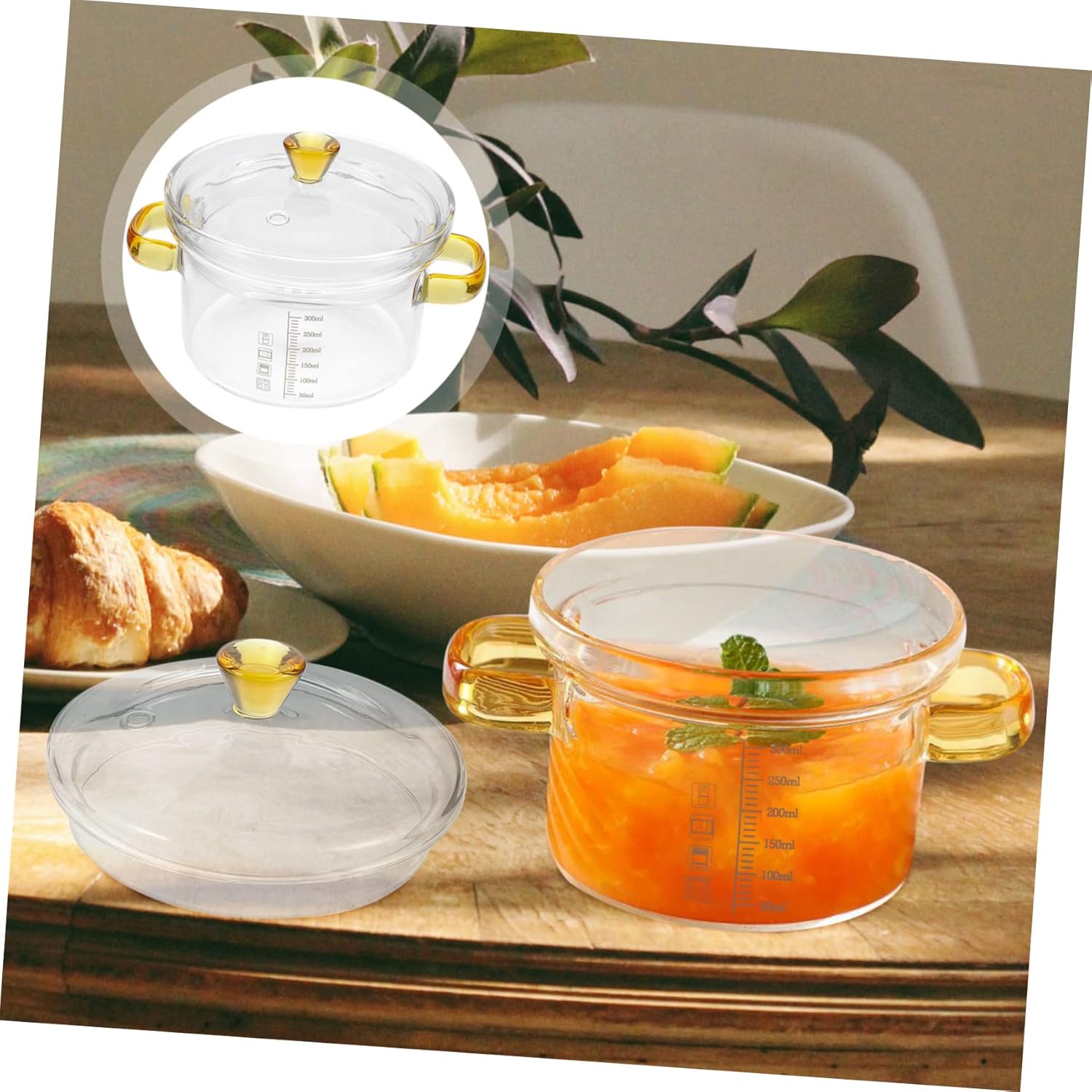 PrettyZoom Glass Steaming Bowl
