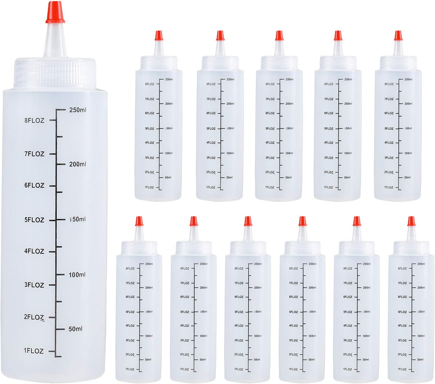 Premium BPA-Free Squeeze Bottles - Easy to Use Durable and Multipurpose