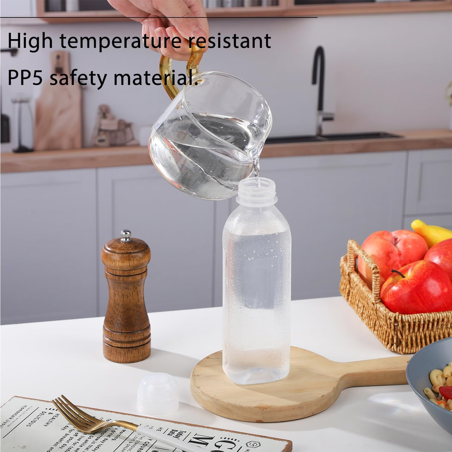 Convenient Squeeze Bottle for Condiments 10oz